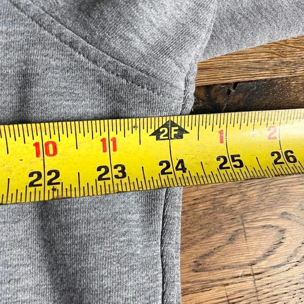 Jordan Hoodie Men L Grey Vintage UNC Tar Heels Basketball Athletic Sweatshirt